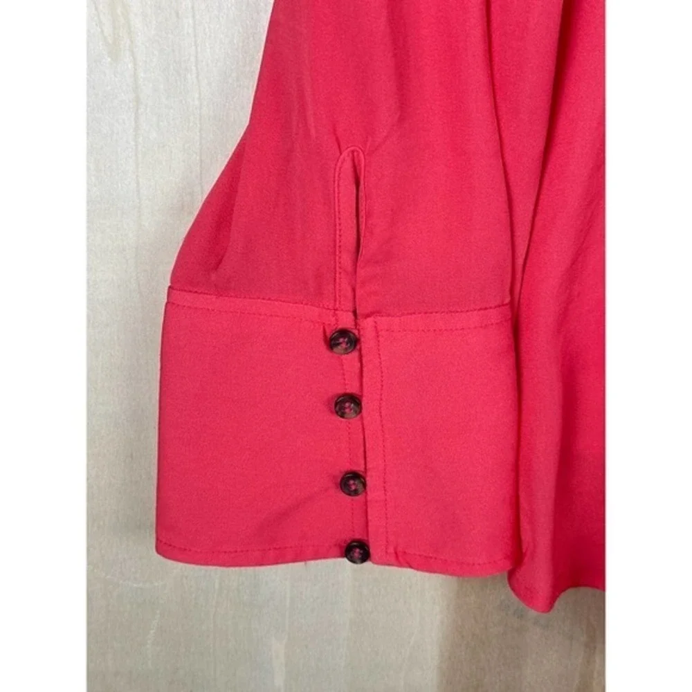 Free People Top Womens Extra Small XS Button Flowy‎ New
